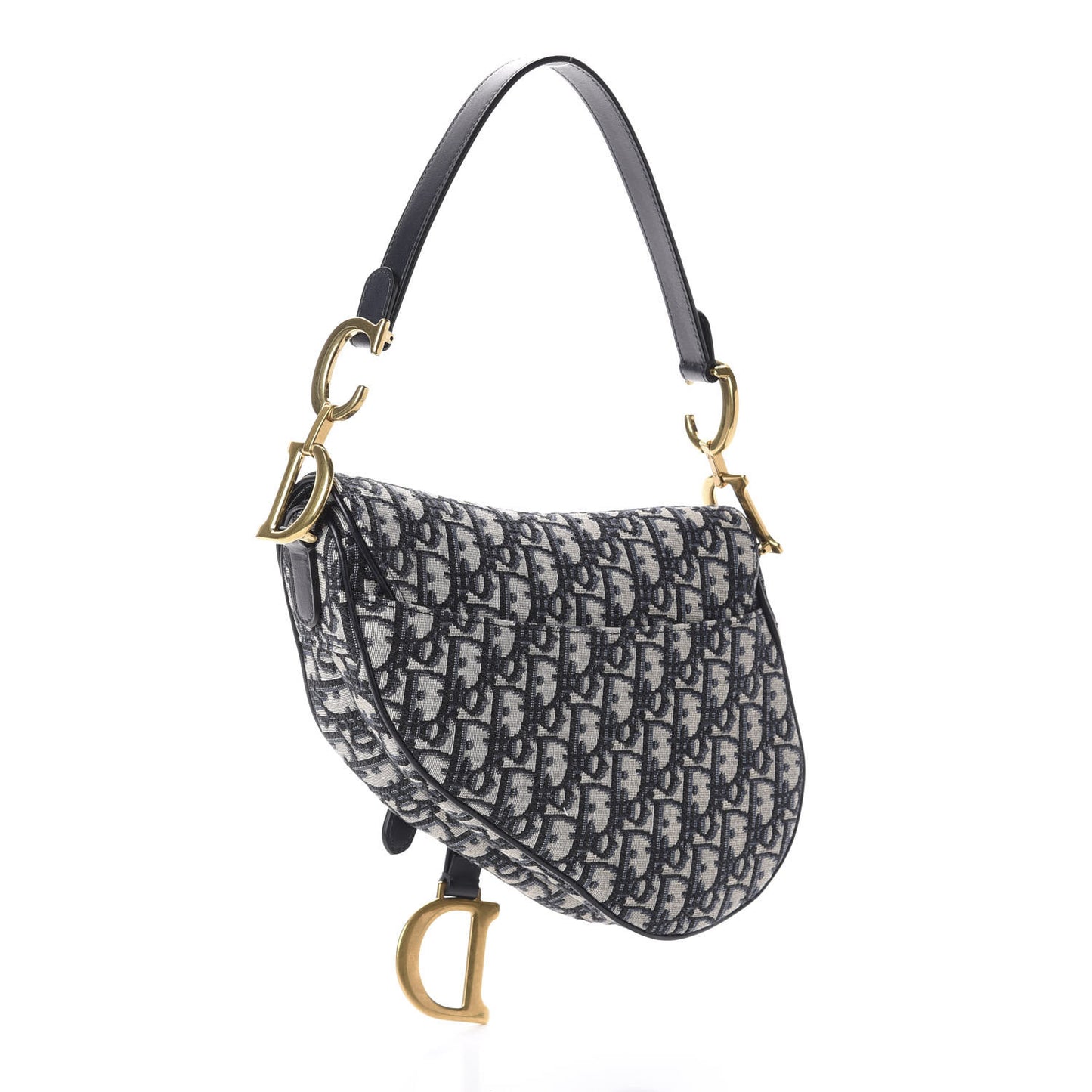 Oblique Saddle Bag Blue