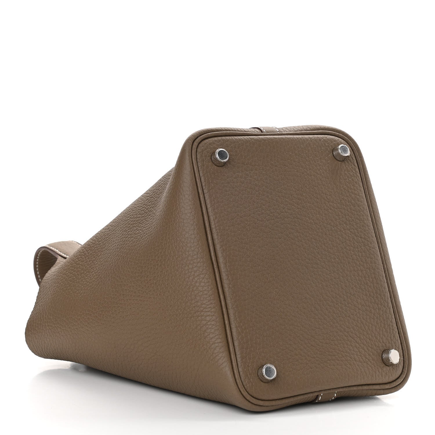 Hermes Taurillon Clemence Picotin Lock 18 PM Etoupe 4 of 11