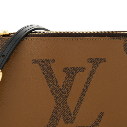 Louis Vuitton Reverse Monogram Giant Double Zip Pochette 8 of 12