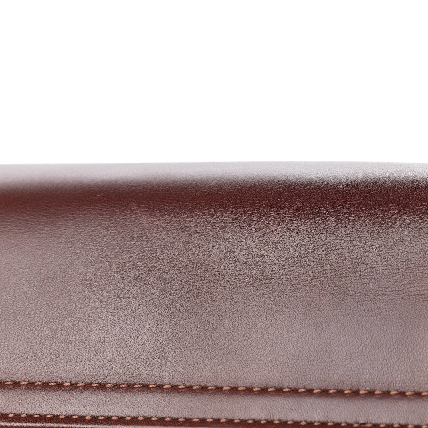 Chanel Calfskin Logo Shoulder Bag Brown 18 of 23