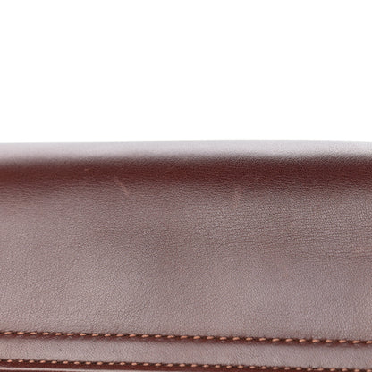 Chanel Calfskin Logo Shoulder Bag Brown 18 of 23