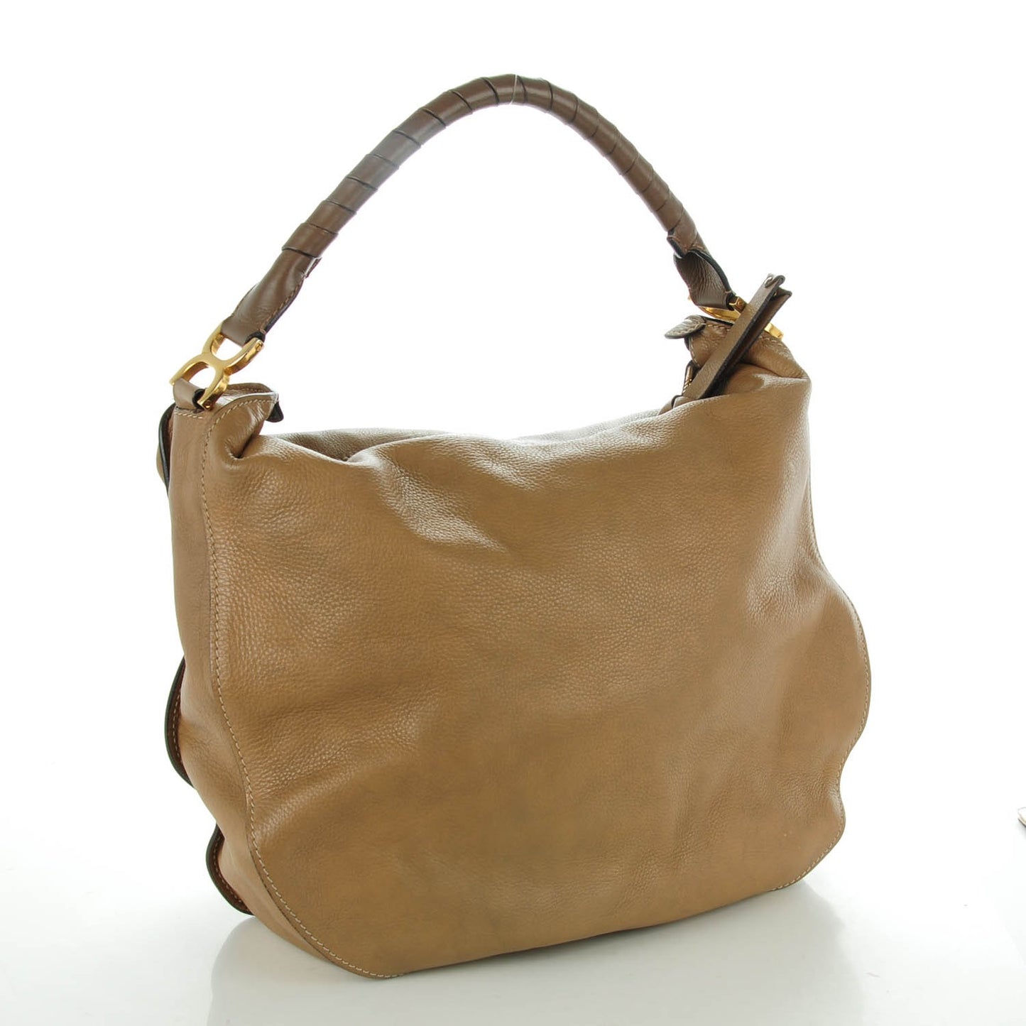 Calfskin Large Marcie Hobo Nut