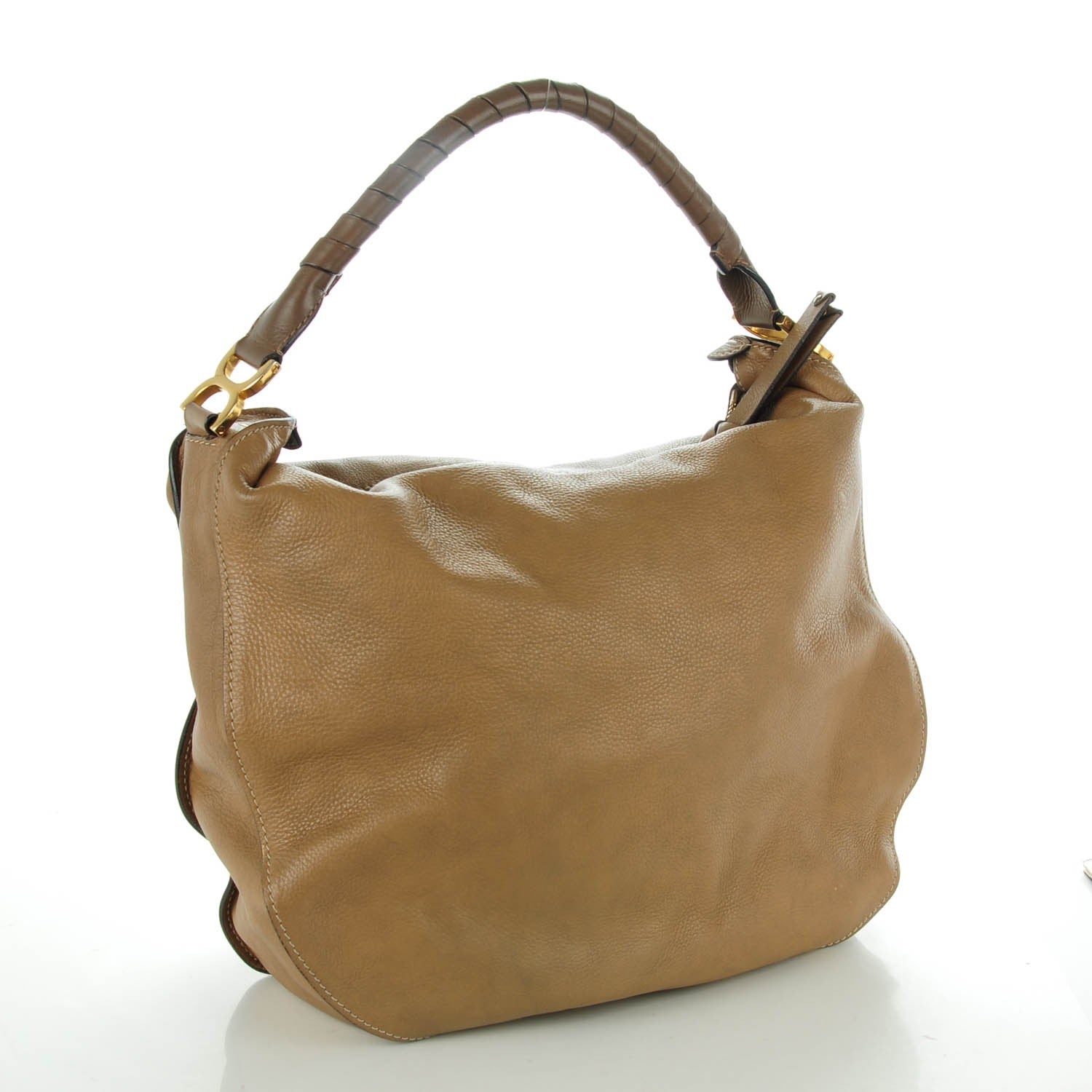 Chloe Calfskin Large Marcie Hobo Nut 3 of 8