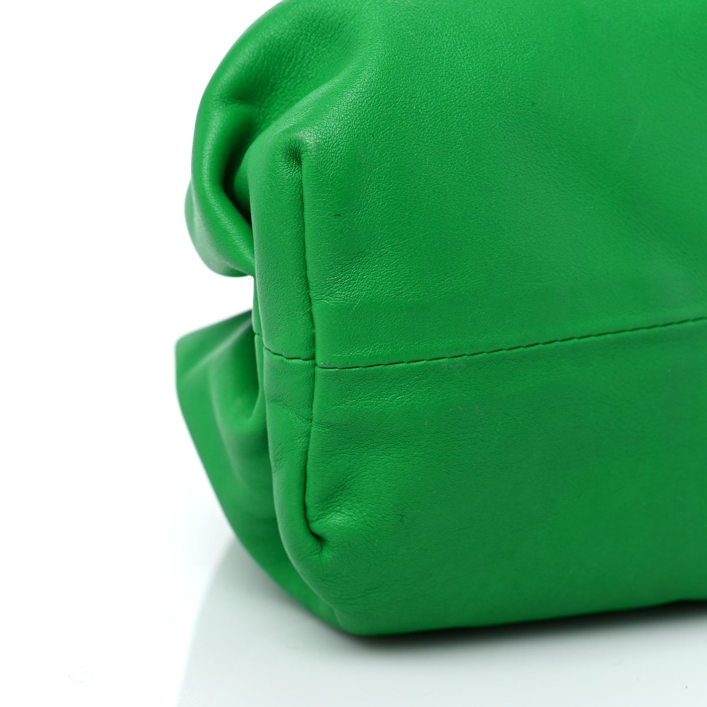 Smooth Butter Calf The Pouch Oversized Clutch Parakeet
