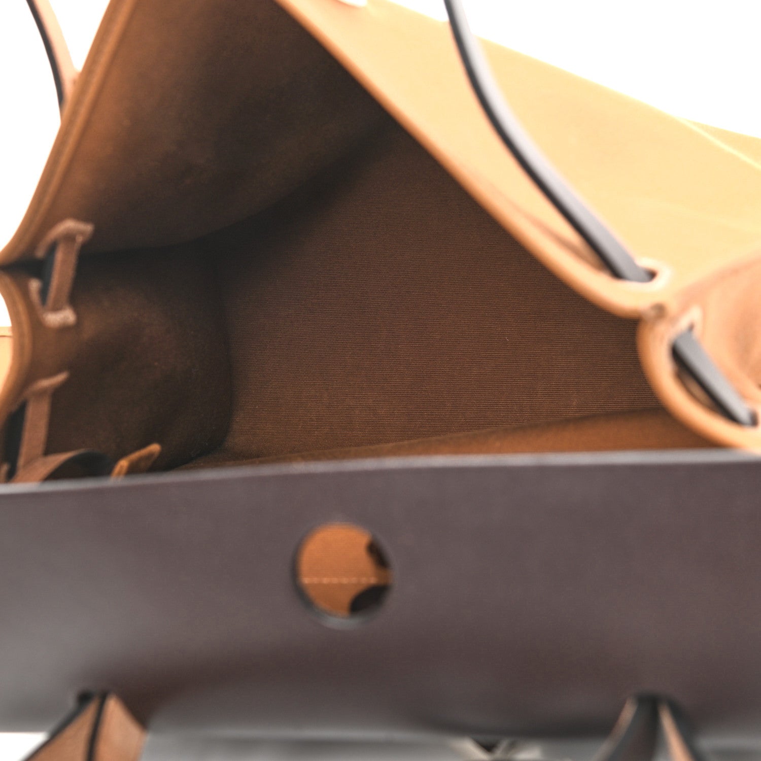 Hermes Vache Hunter Toile Herbag Zip 31 PM Alezan Ebene 5 of 13