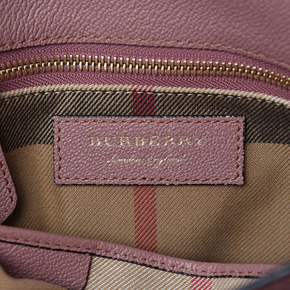 Burberry Soft Grain Calfskin Small Buckle Tote Dusty Pink 6 of 15