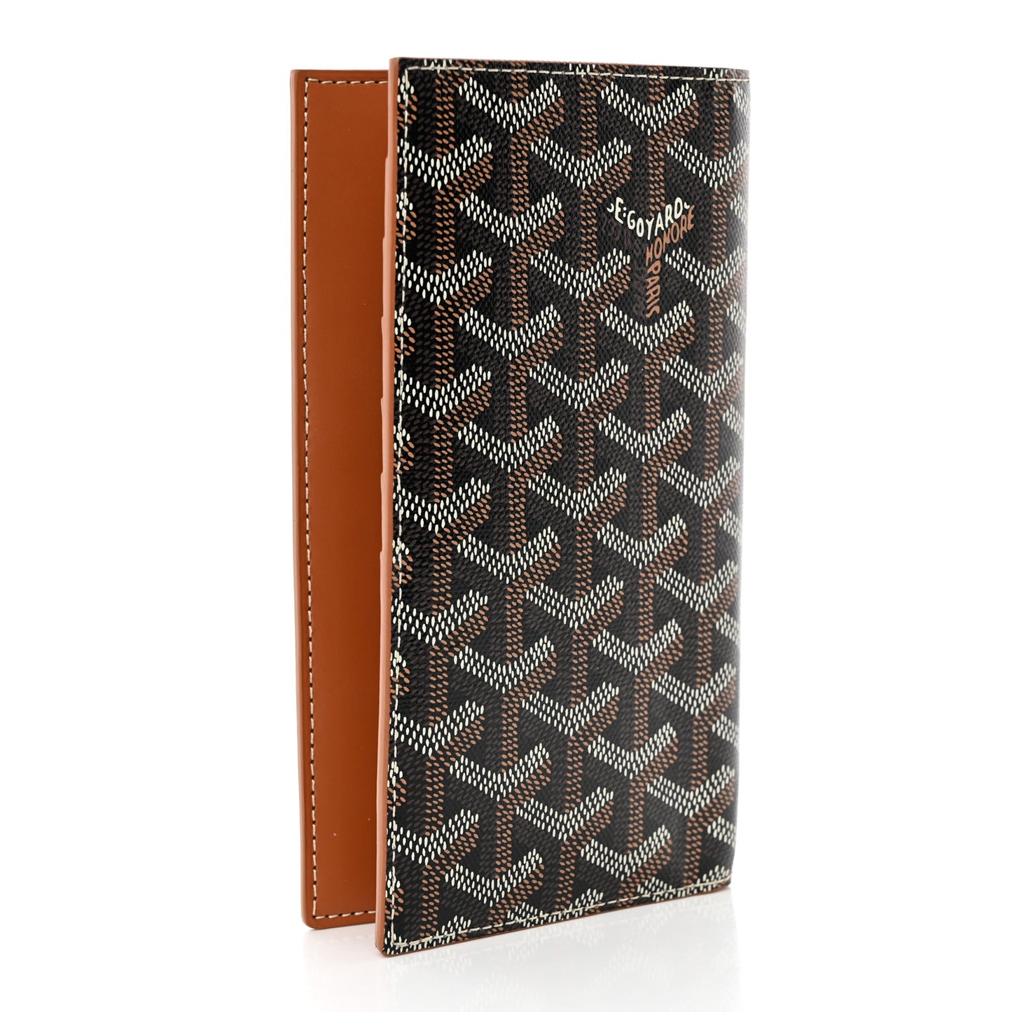 Goyardine Long Bi-Fold Wallet Black