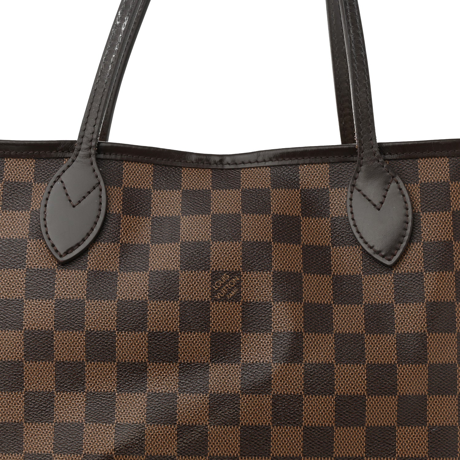 Louis Vuitton Damier Ebene Neo Neverfull MM Rose Ballerine 7 of 16
