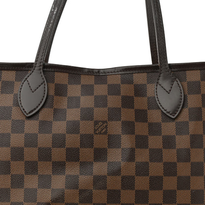 Louis Vuitton Damier Ebene Neo Neverfull MM Rose Ballerine 7 of 16