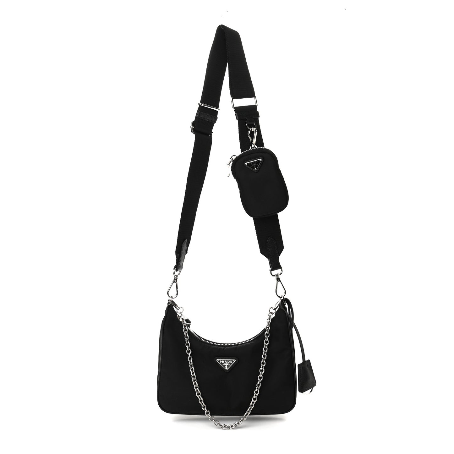 Nylon Re-Edition 2005 Shoulder Bag Black
