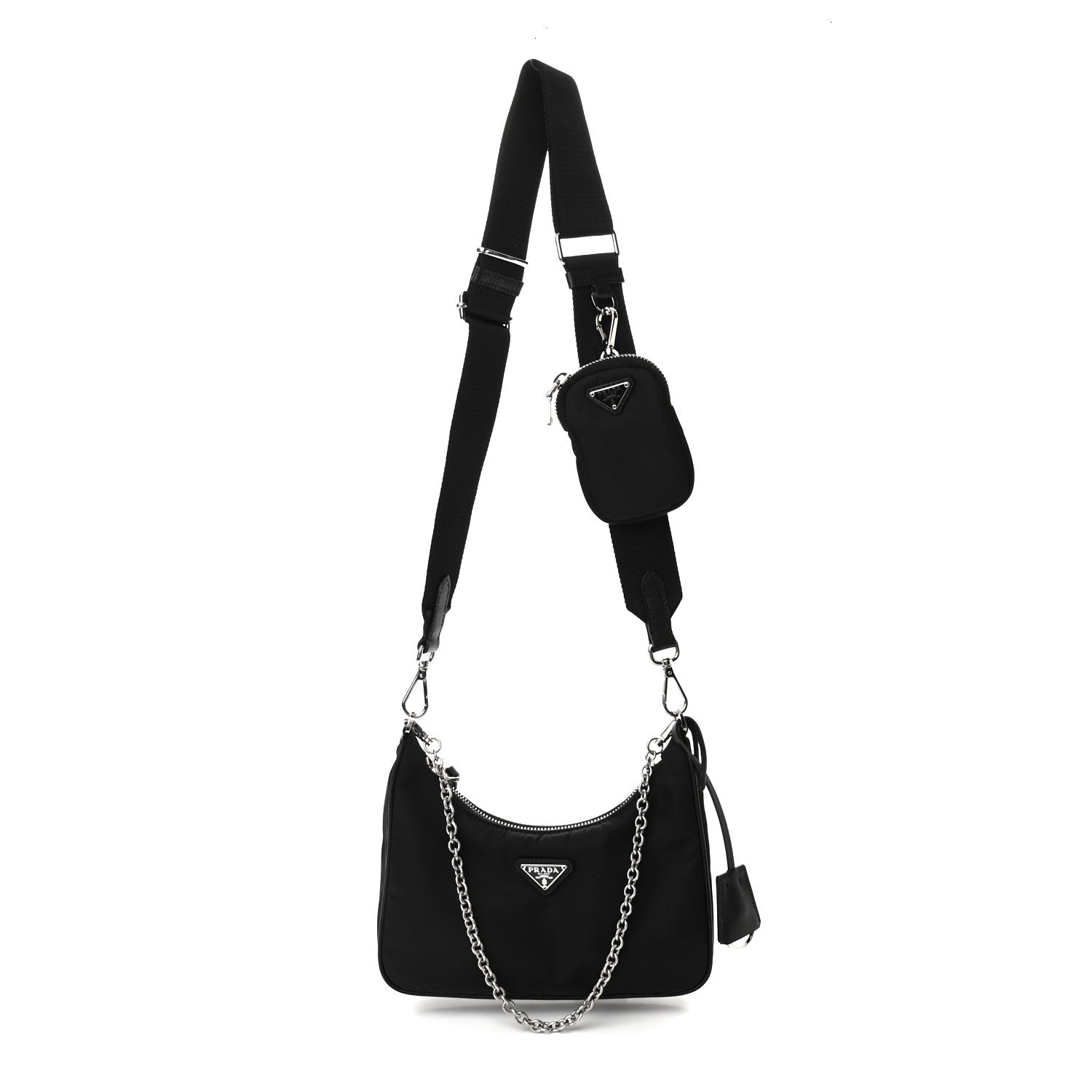 Prada Nylon Re-Edition 2005 Shoulder Bag Black 1 of 8