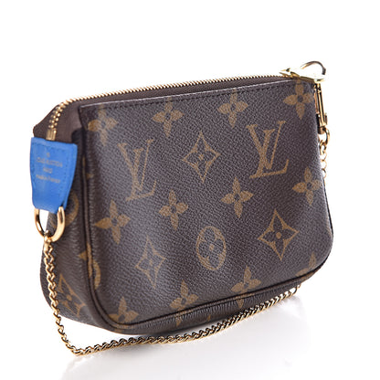 Louis Vuitton Monogram 2019 Christmas Animation Mini Venice Pochette Accessories Blue 3 of 8
