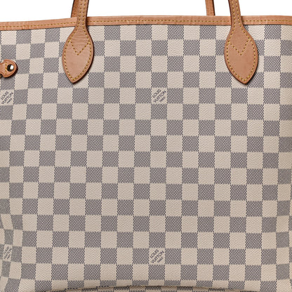 Louis Vuitton Damier Azur Neo Neverfull MM Rose Ballerine 10 of 13