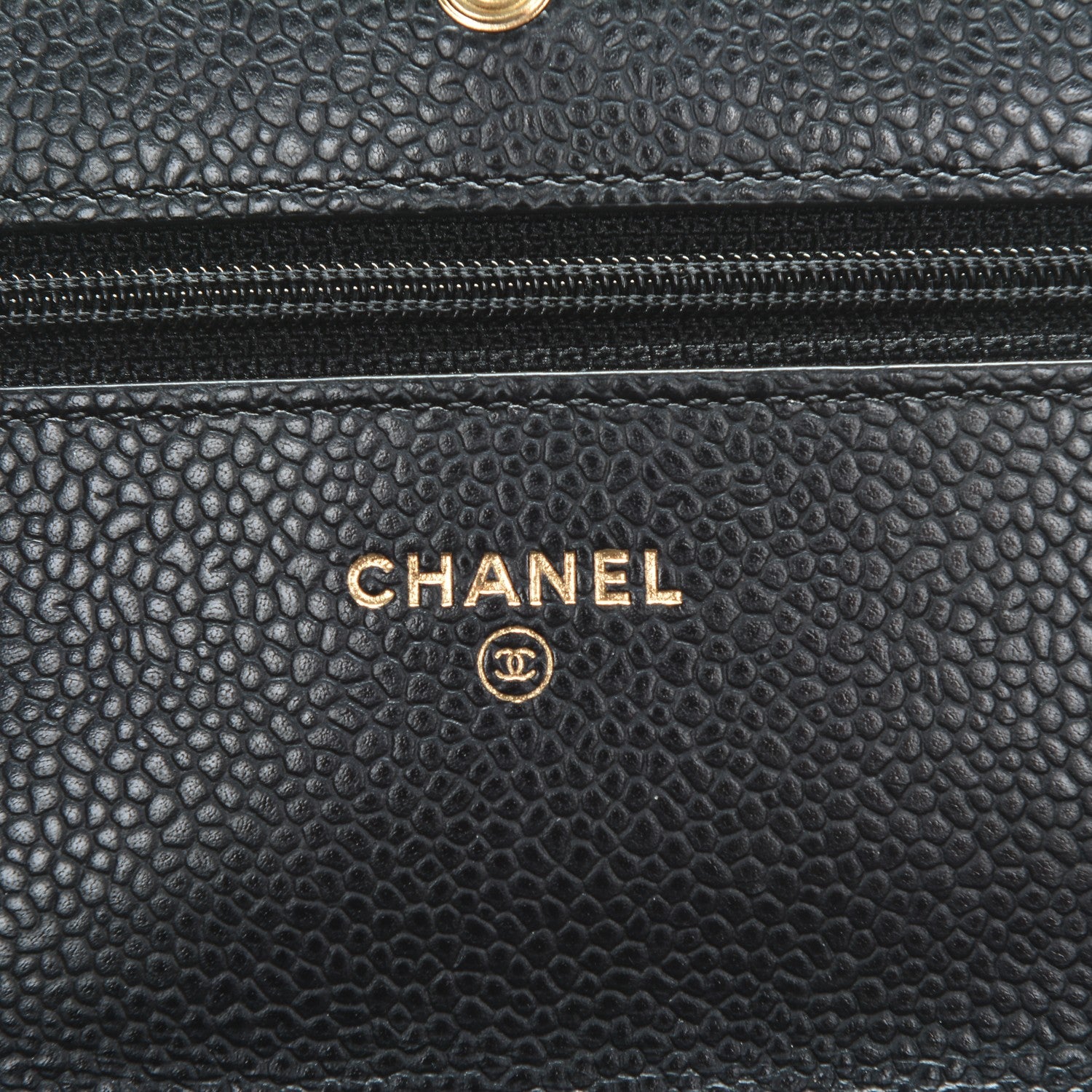 Chanel Caviar Quilted Wallet On Chain WOC Black 6 of 8