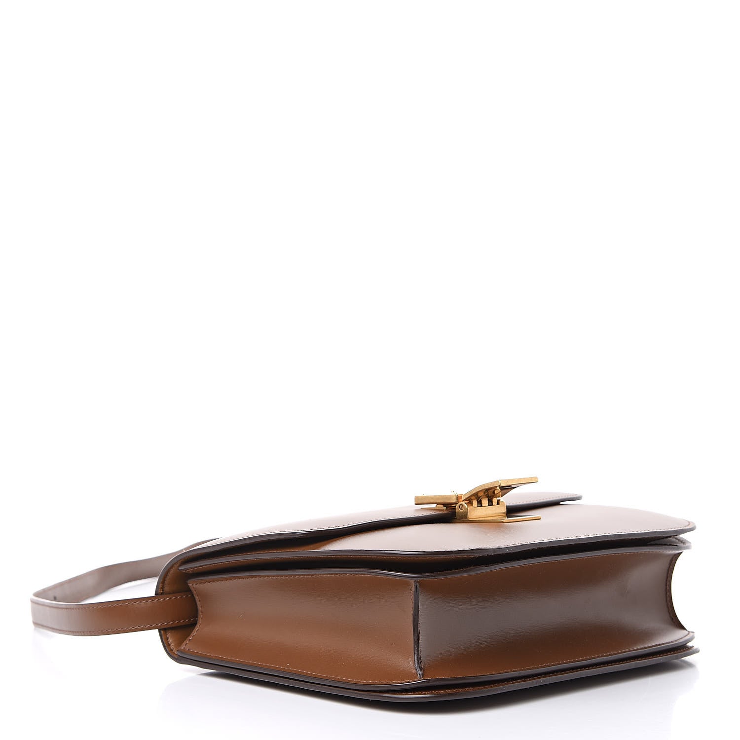Celine Box Calfskin Medium Classic Box Flap Bag Camel 4 of 11
