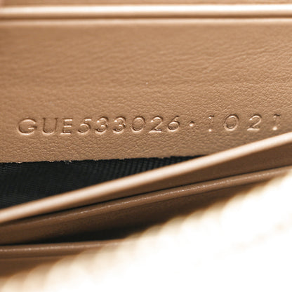 Saint Laurent Calfskin Monogram Sunset Chain Wallet Dark Toffee 8 of 11