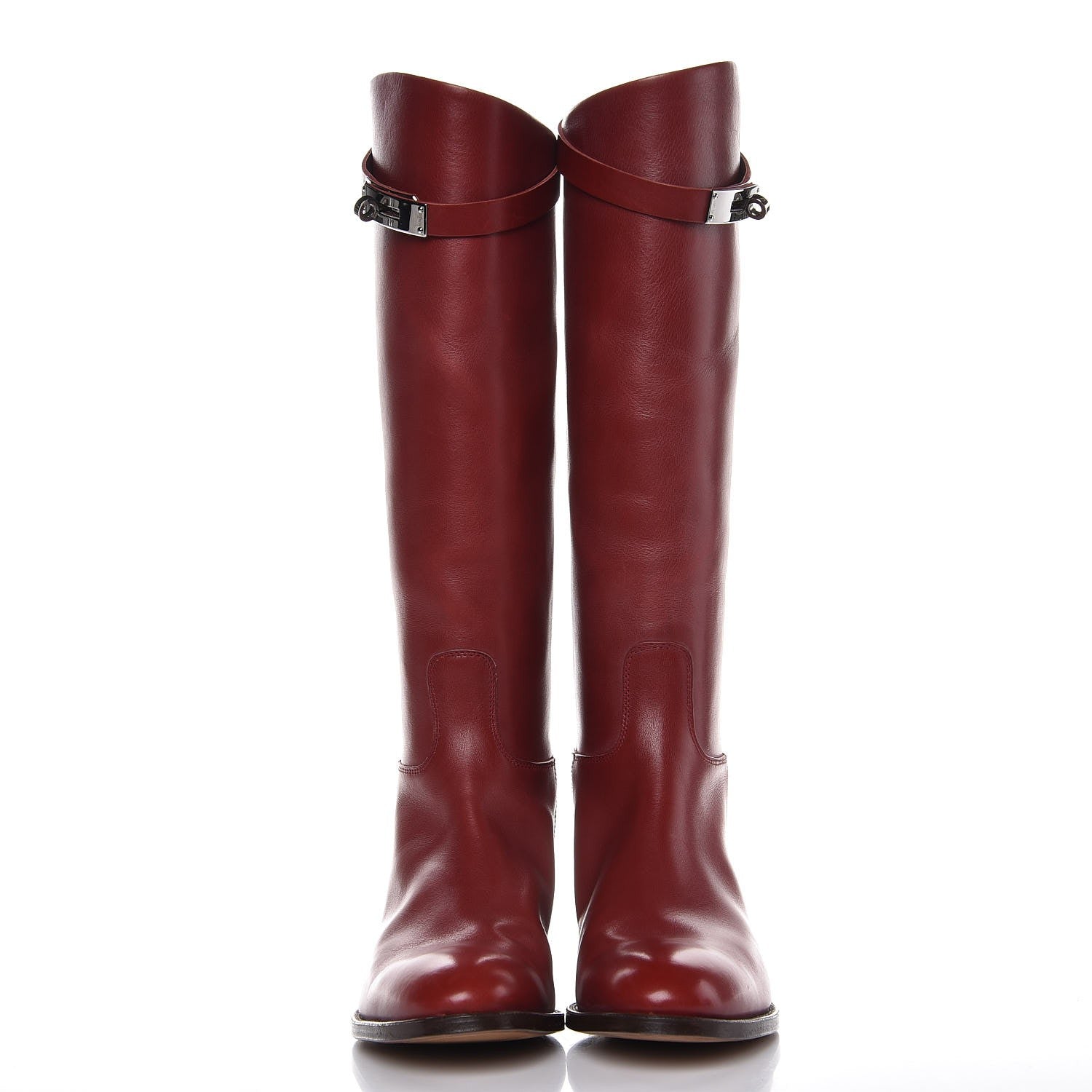 Hermes Swift Kelly Jumping Boots 37 Rouge H 39.5 Rouge H 2 of 10