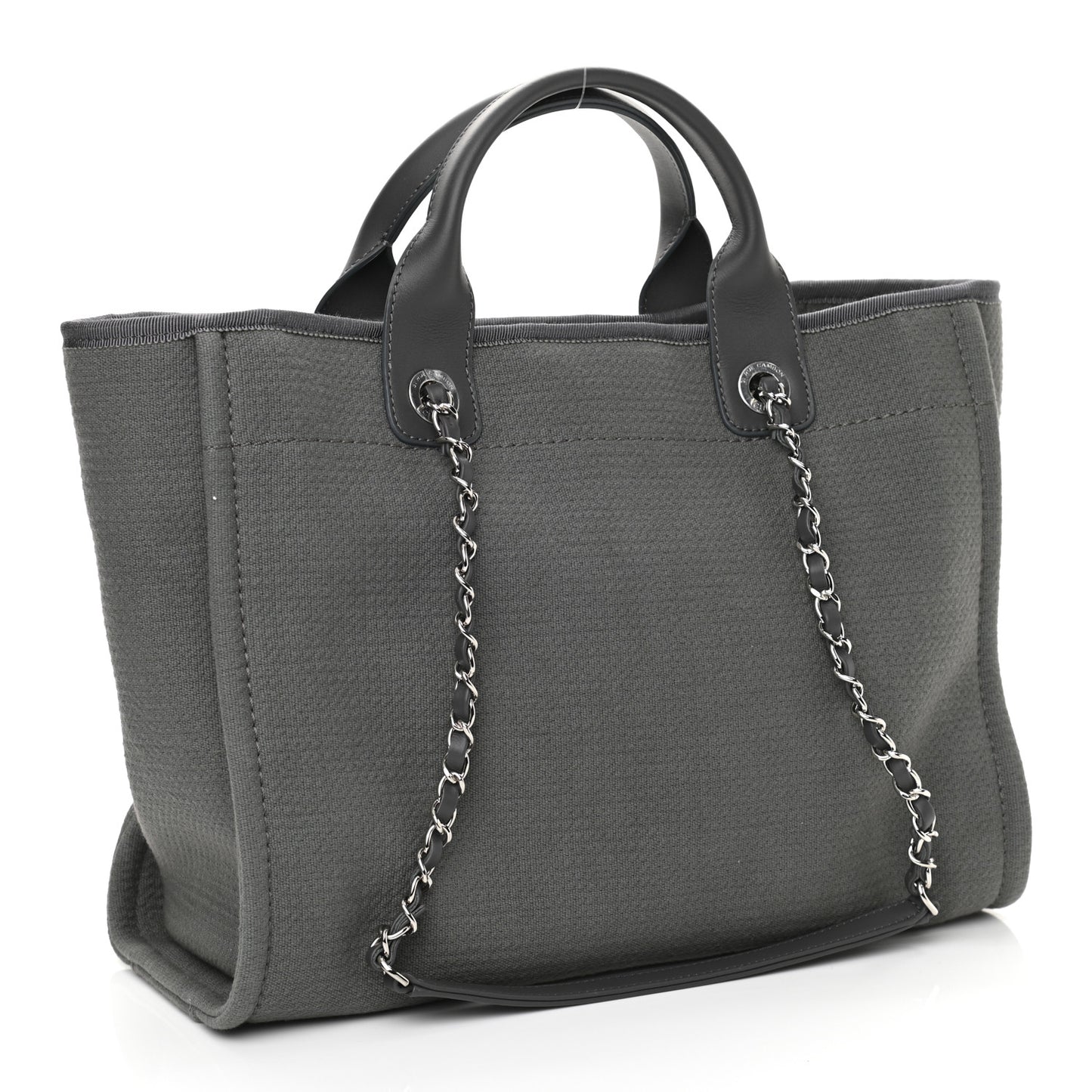 Mixed Fibers Small Deauville Tote Grey