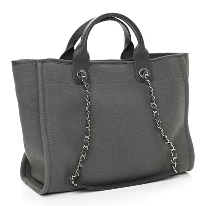 Chanel Mixed Fibers Small Deauville Tote Grey 4 of 11