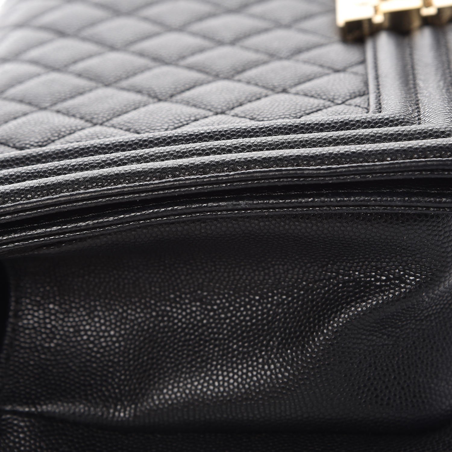 Chanel Caviar Quilted Medium Boy Flap Black 9 of 15