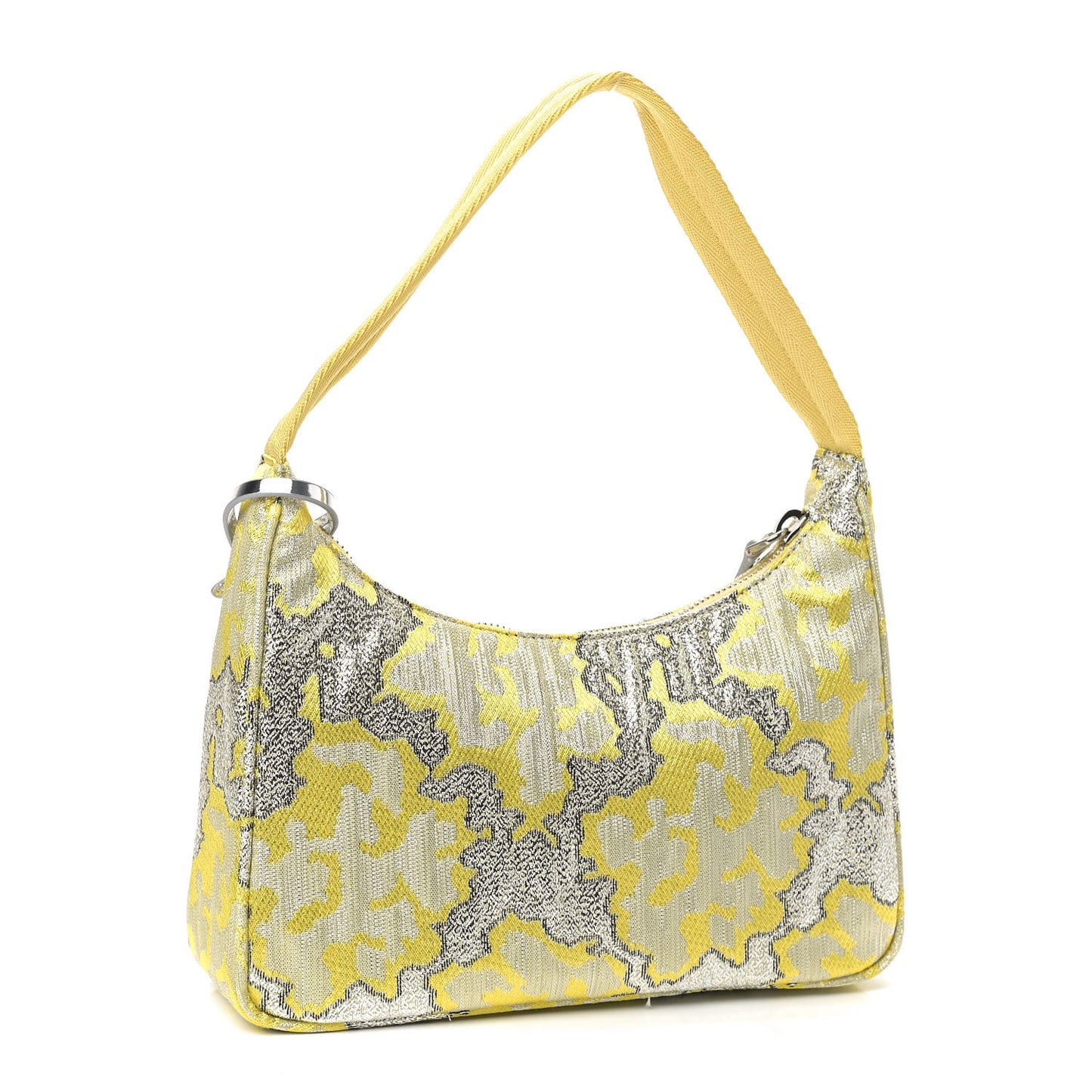 Broccato Mini Re-Edition 2000 Bag Limone Lurex