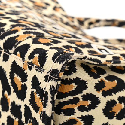 Marc Jacobs Cotton Canvas Leopard Print Medium The Traveler Tote Bag 10 of 14