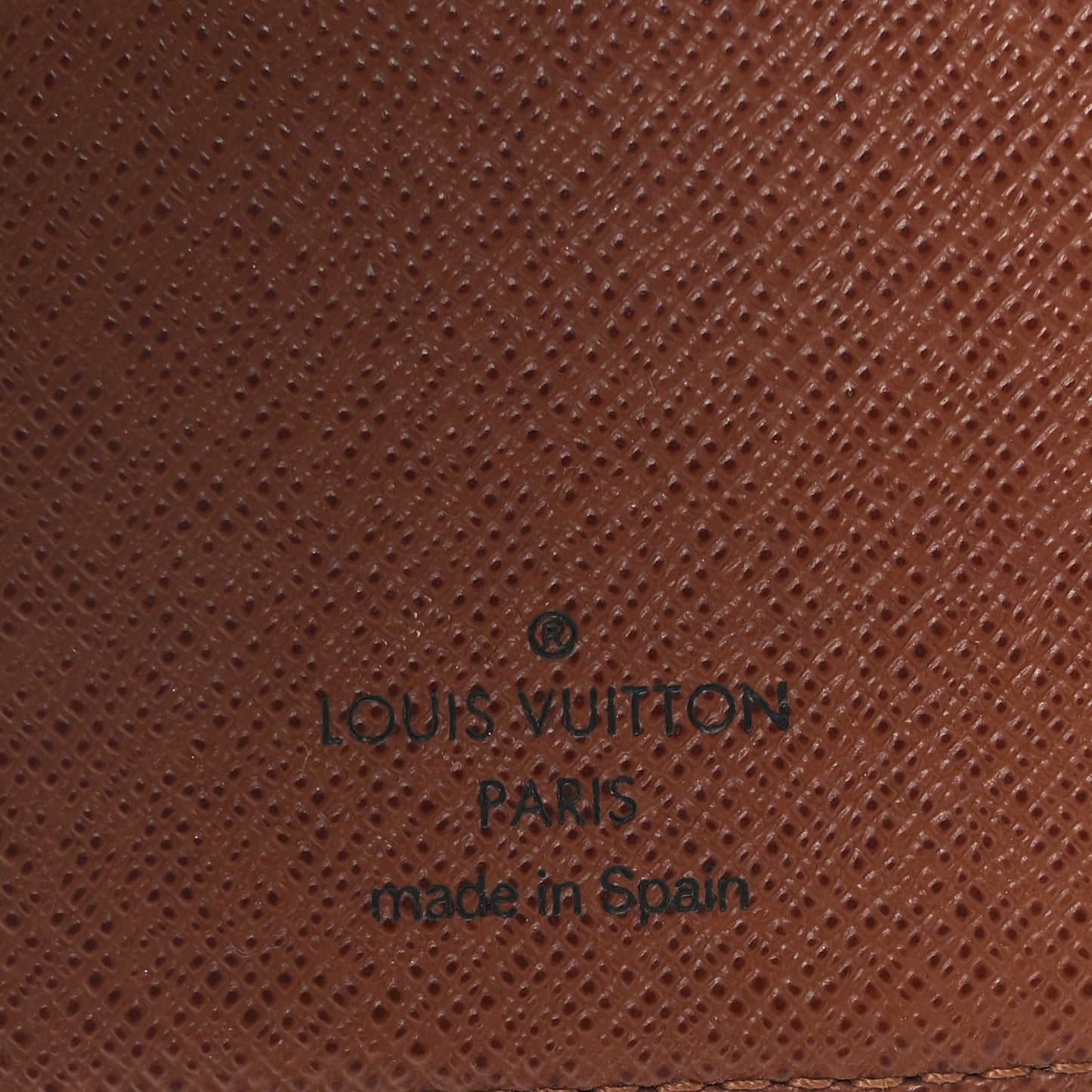 Monogram Pocket Agenda Cover