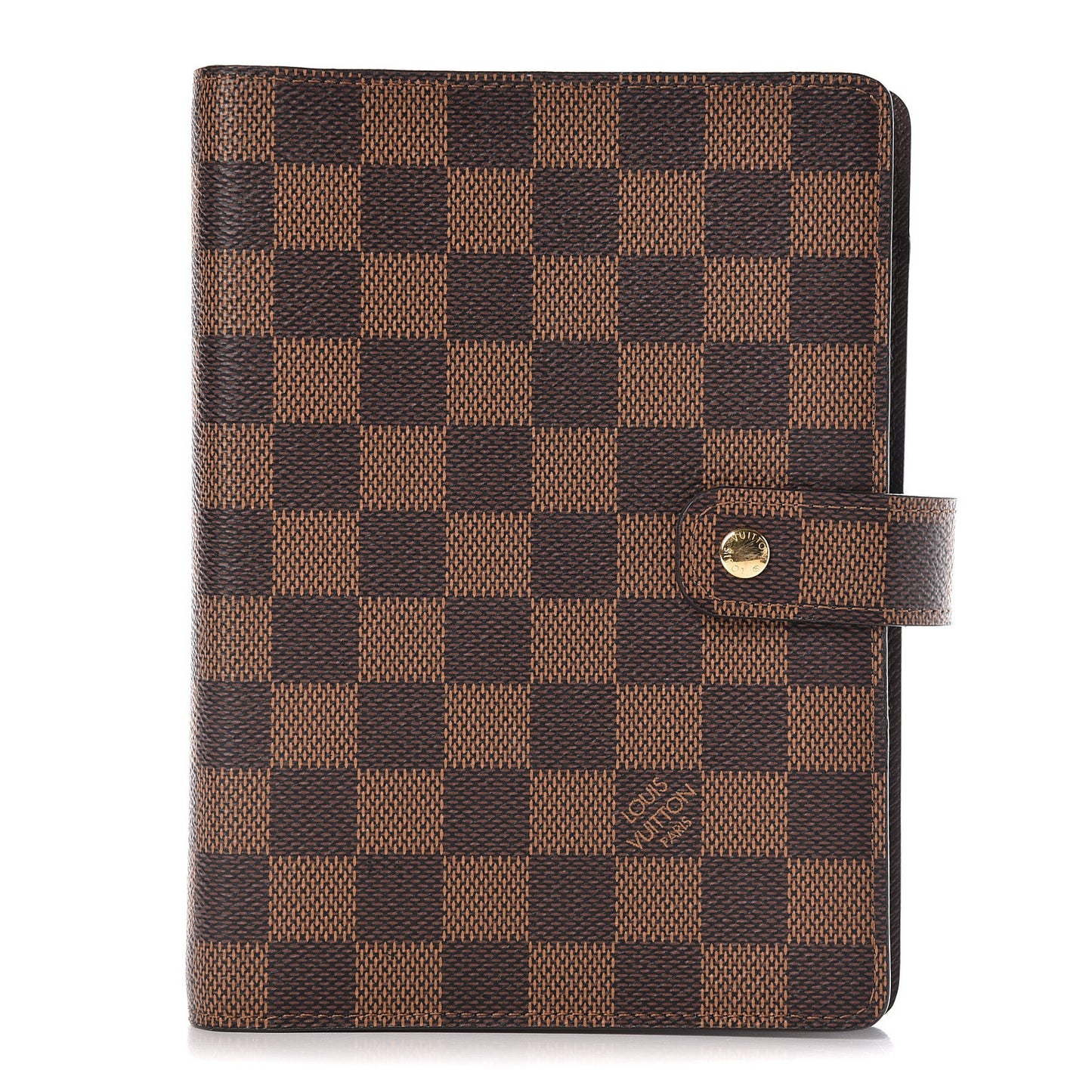Damier Ebene Medium Ring Agenda Cover