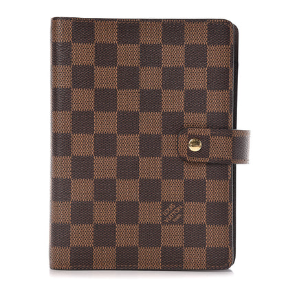 Louis Vuitton Damier Ebene Medium Ring Agenda Cover 1 of 7