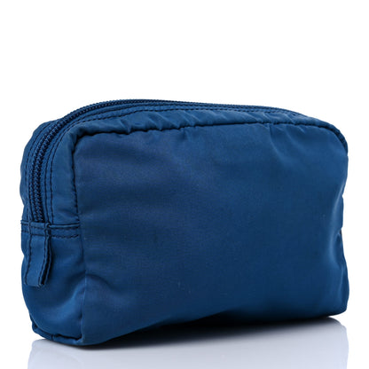 Prada Nylon Vela Cosmetic Pouch Cobalto 3 of 9