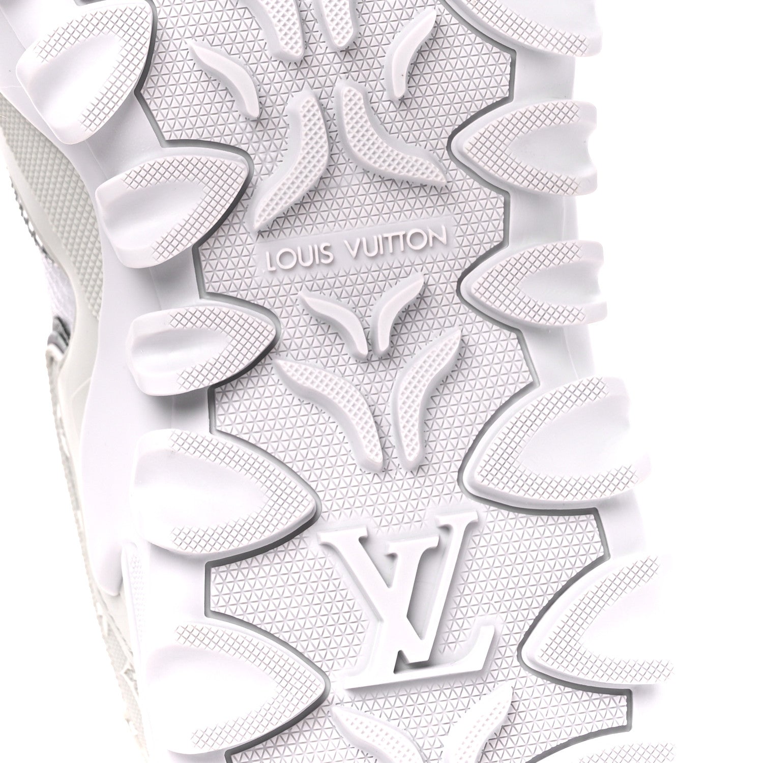 Louis Vuitton Technical Fabric LV Rush Sneakers 38.5 Silver 6 of 9