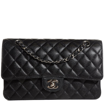 Chanel Caviar Quilted Medium Double Flap Black 1 of 8