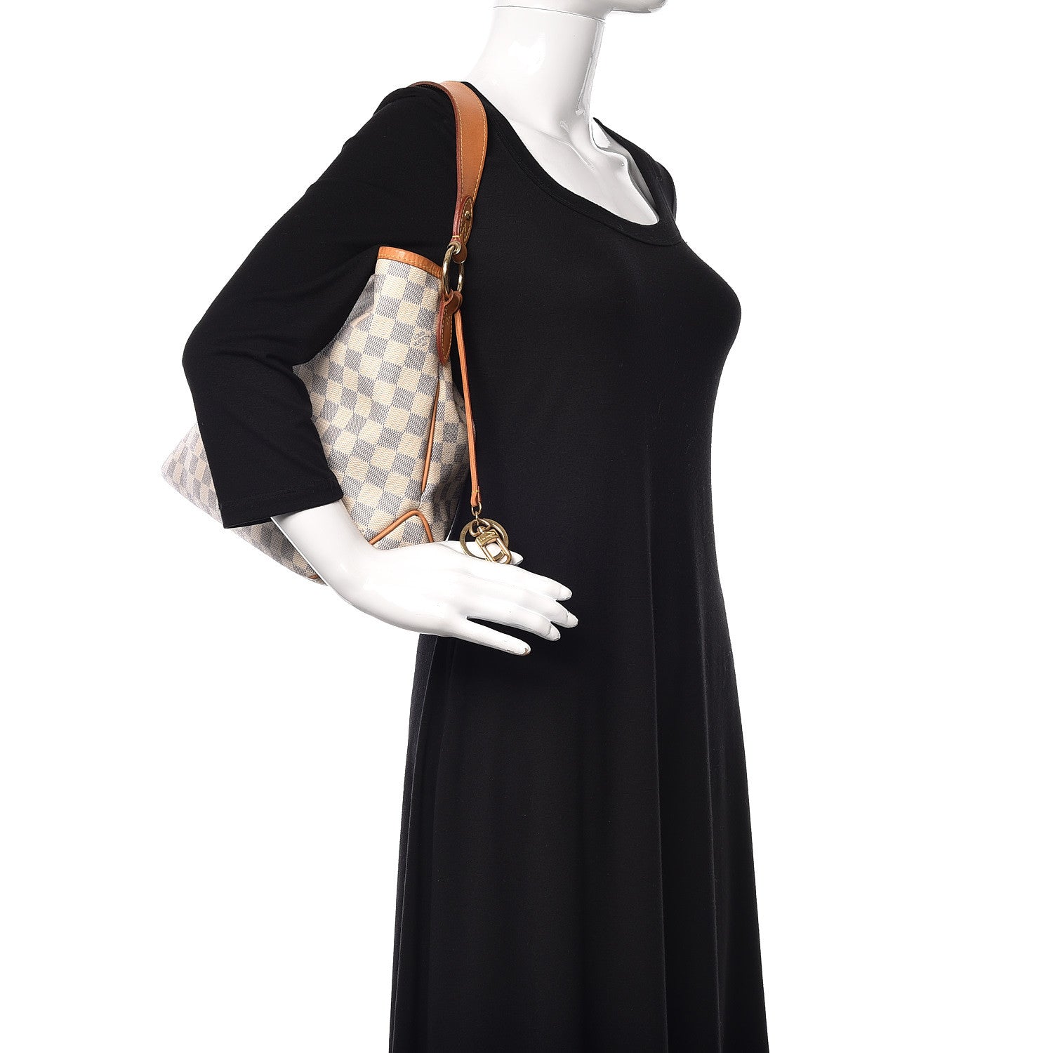 Louis Vuitton Damier Azur Delightful PM Rose Ballerine 2 of 15