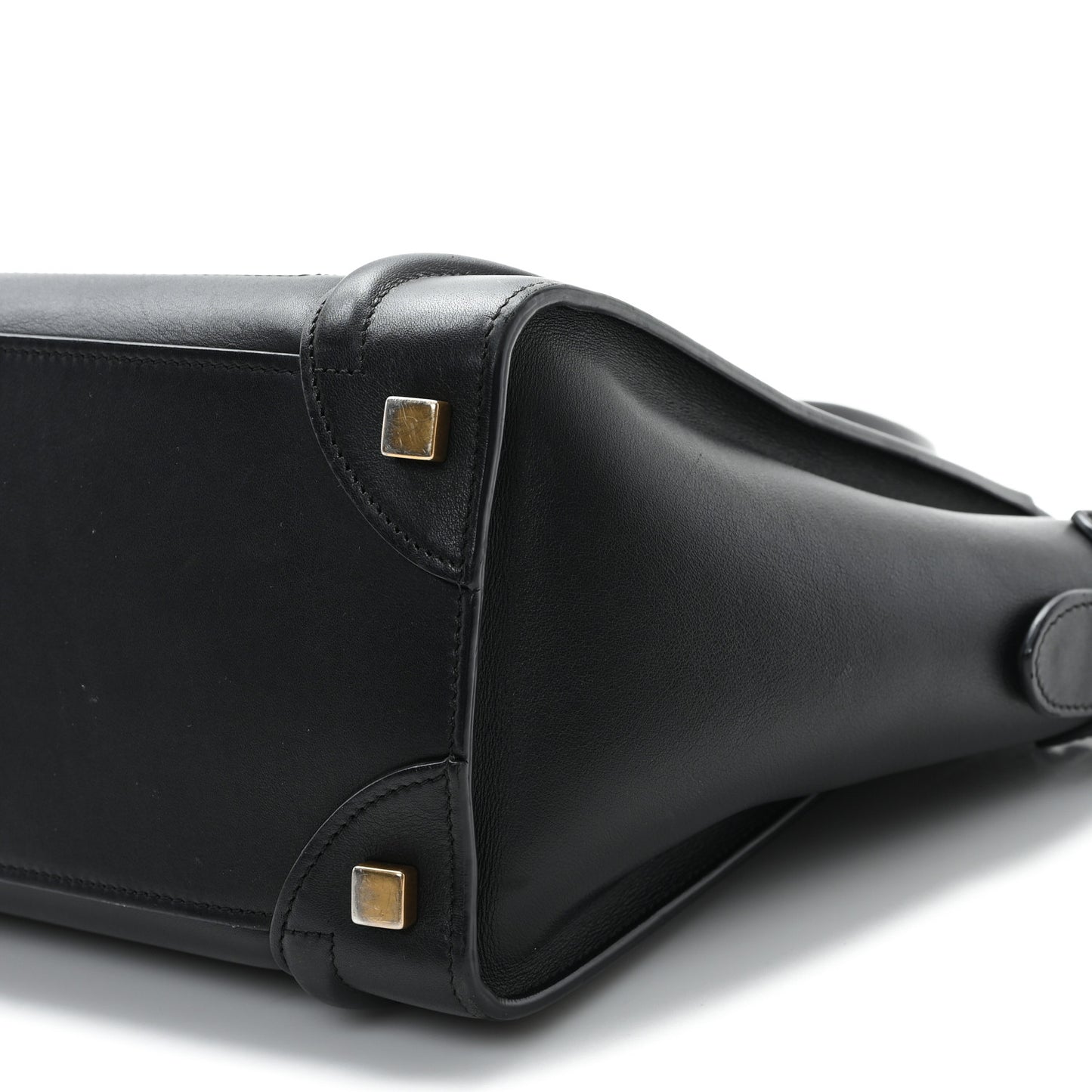 Smooth Calfskin Micro Luggage Black