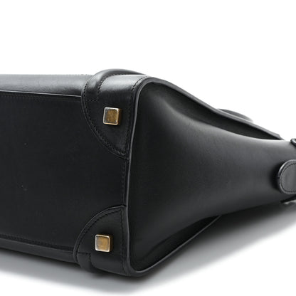 Celine Smooth Calfskin Micro Luggage Black 9 of 11