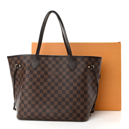 Louis Vuitton Damier Ebene Neo Neverfull MM Rose Ballerine 13 of 13
