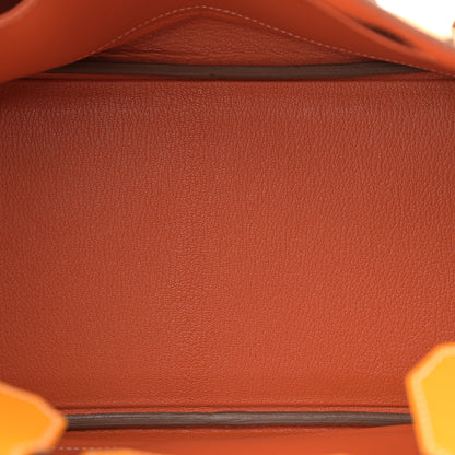 Hermes Epsom Candy Birkin 30 Jaune D'Or Feu 5 of 11