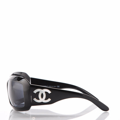 Chanel Mother of Pearl CC Sunglasses 5076-H Black 3 of 8