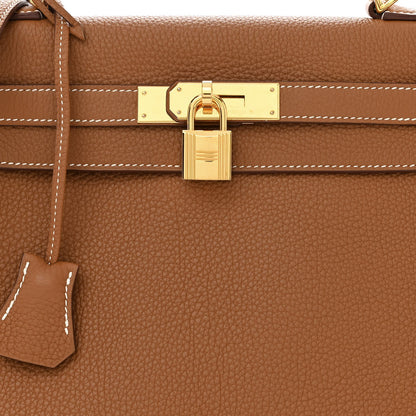 Hermes Togo Kelly Retourne 28 Gold 8 of 11