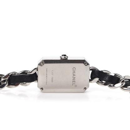 Chanel Stainless Steel Lambskin 16mm Premiere Rock Triple Row Quartz Watch Black 3 of 5