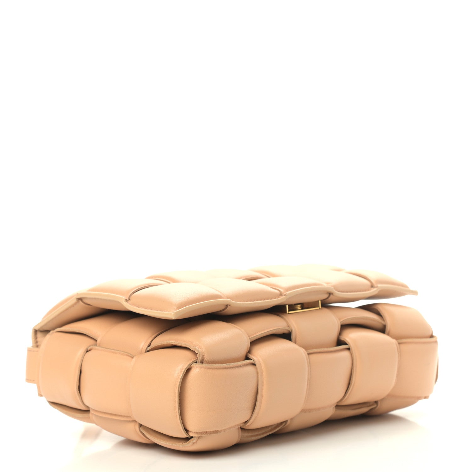 Bottega Veneta Nappa Maxi Intreccio Padded Cassette Crossbody Bag Almond 4 of 12