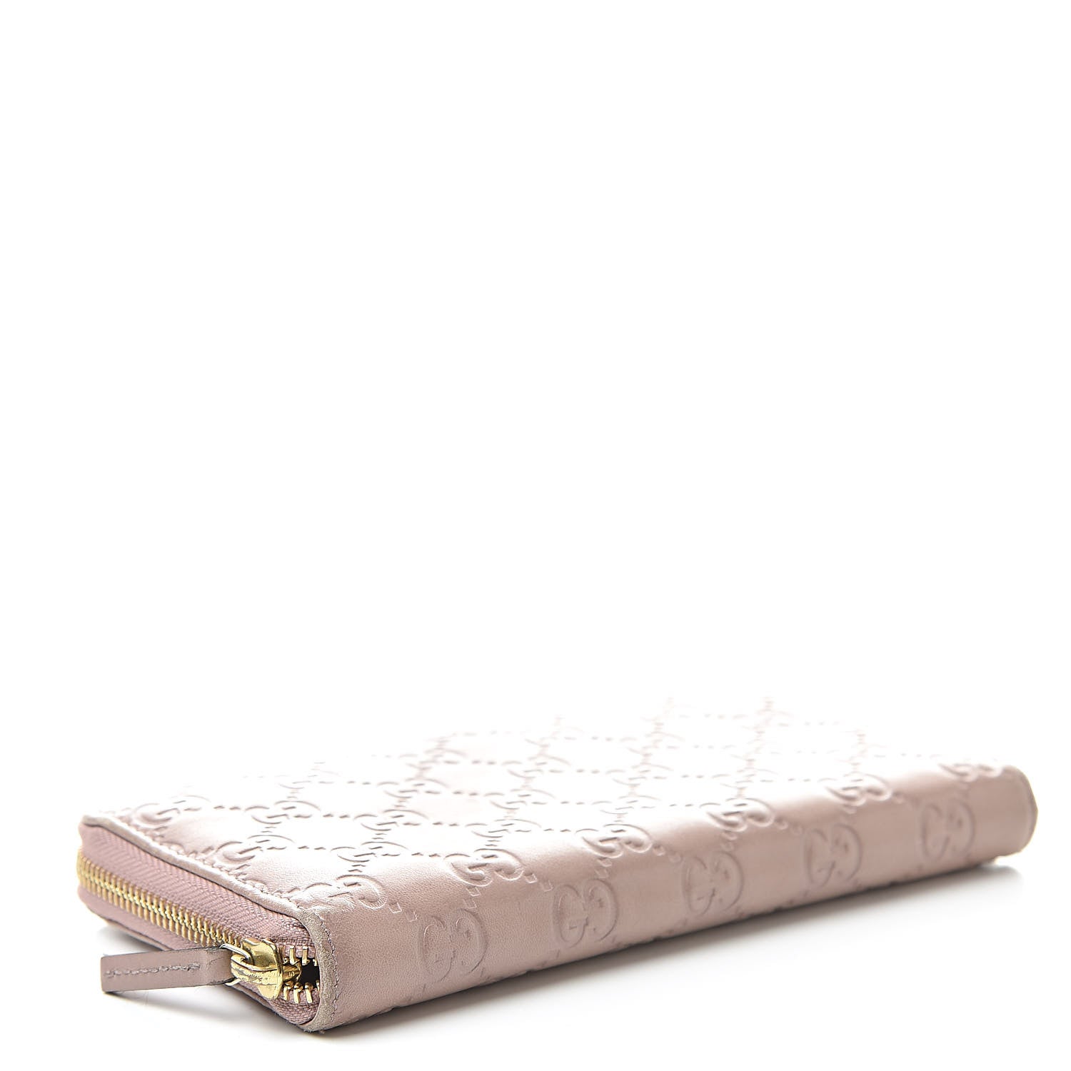 Gucci Guccissima Zip Around Wallet Pink 4 of 13