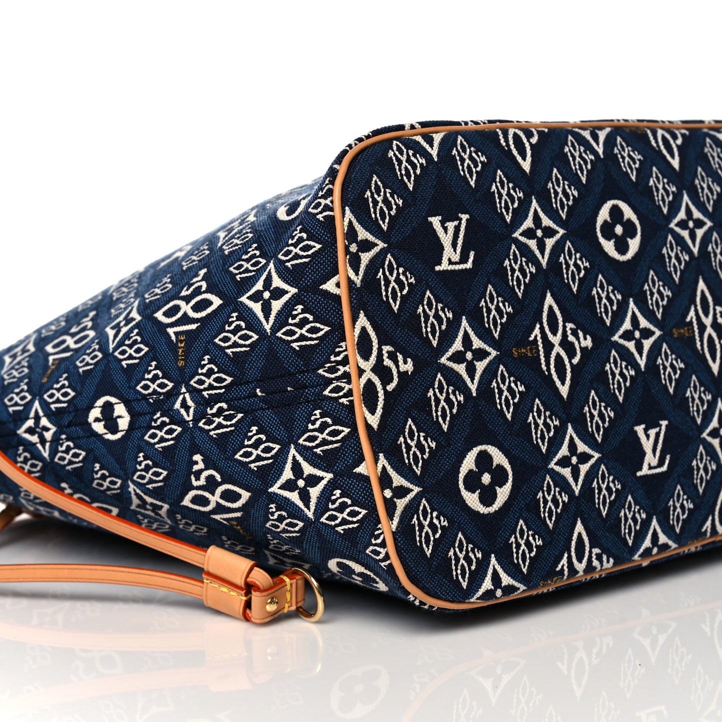 Jacquard Since 1854 Neverfull MM Blue