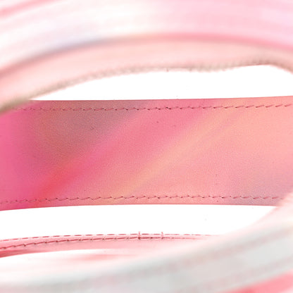 Chanel PVC Lambskin Filigree Round Clutch With Chain Pink 5 of 11