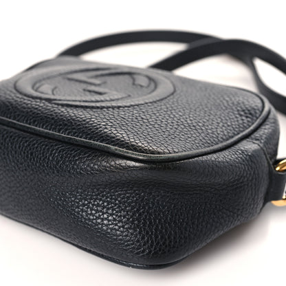 Gucci Pebbled Calfskin Mini Soho Disco Bag Black 9 of 9