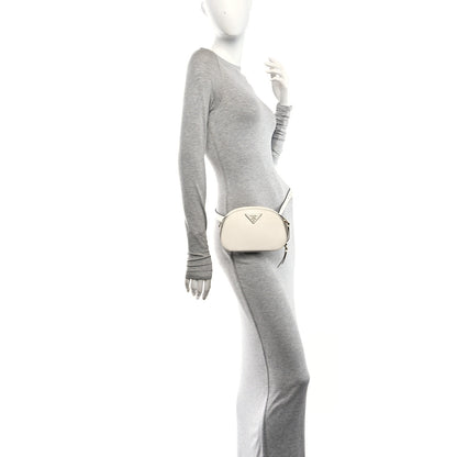 Prada Saffiano Lux Odette Belt Bag White 2 of 13