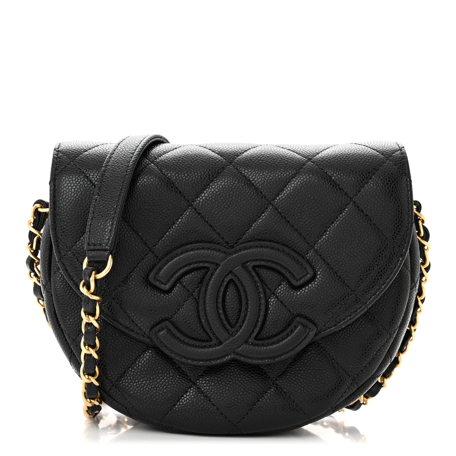 Chanel Caviar Quilted Mini Messenger Flap Black 1 of 11