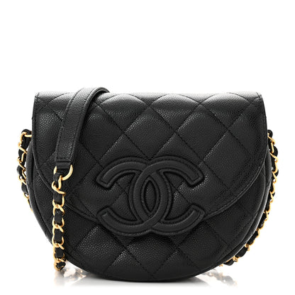 Chanel Caviar Quilted Mini Messenger Flap Black 1 of 11