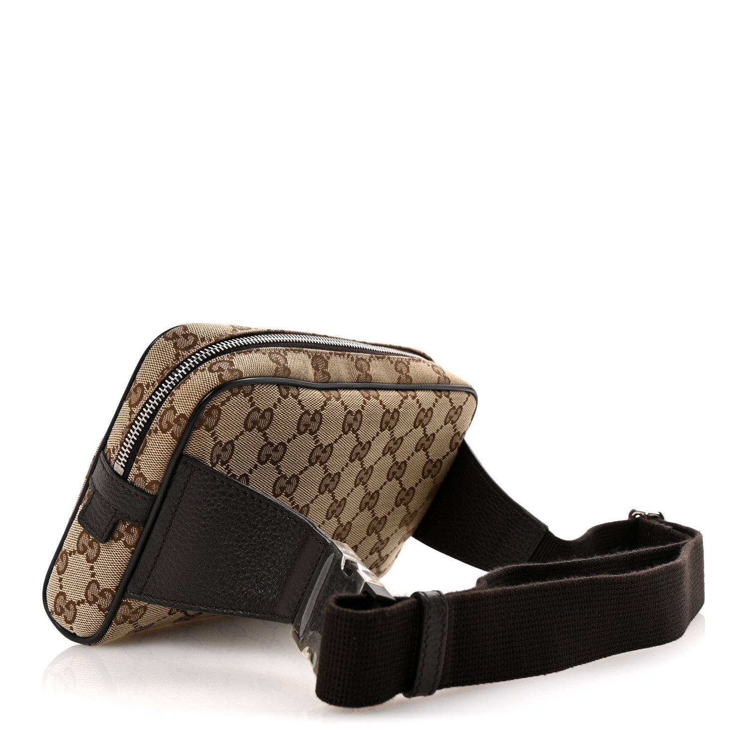 Gucci Monogram Belt Bag Dark Brown 5 of 23