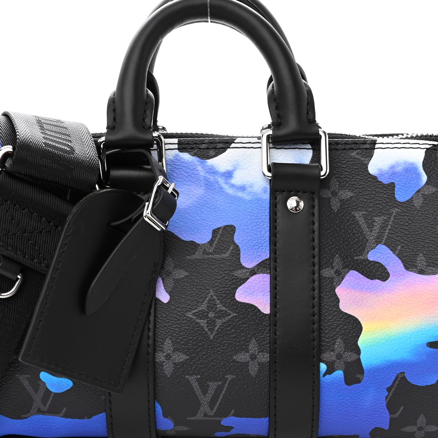Louis Vuitton Sunset Monogram Eclipse Keepall Bandouliere 25 7 of 9